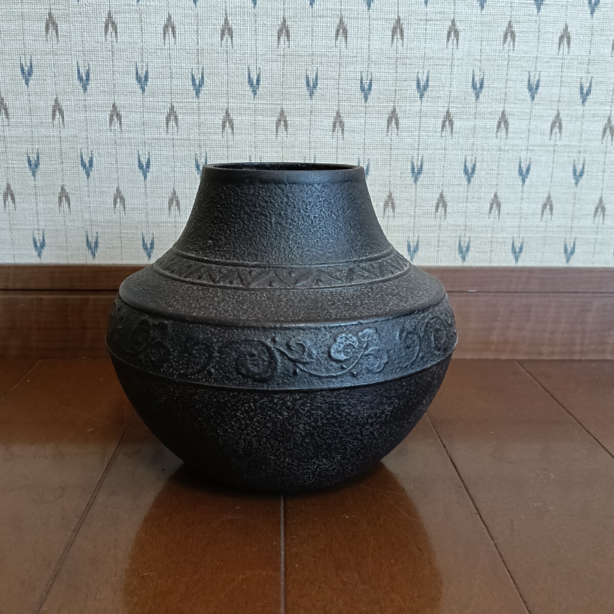 南部鉄器 花器 ビンテージ アンティーク拍卖