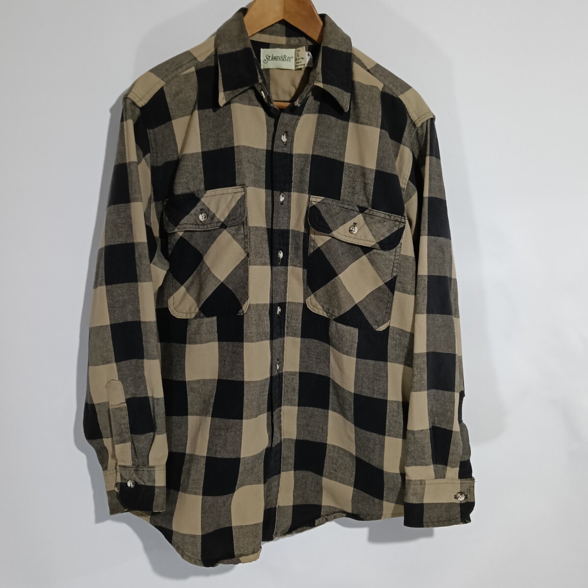 90s BIGMAC St John's Bay セントジョンズベイ ネルシャツ拍卖