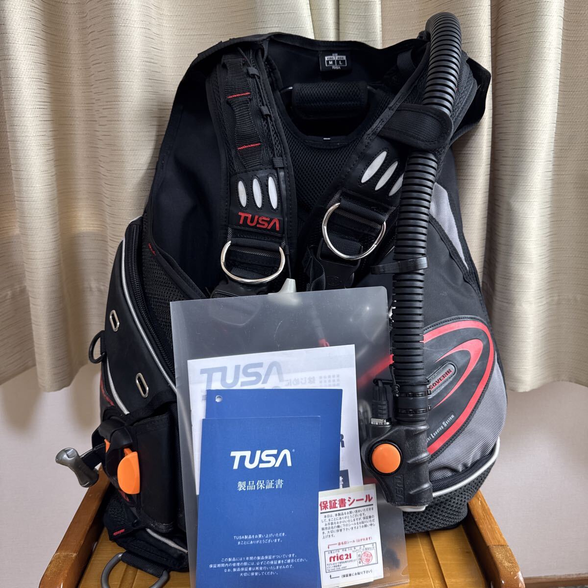 ダイビング TUSA BCジャケット BCJ BCJ4000 SOVERIN ソブリン ツサ 拍卖