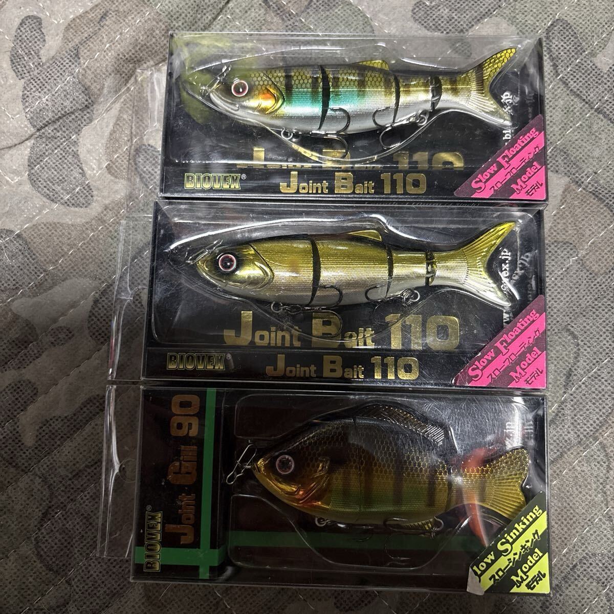 新品 バイオベックス メッシュバックシルバーギル ジョイントベイト 3個 ルアー バス釣り拍卖