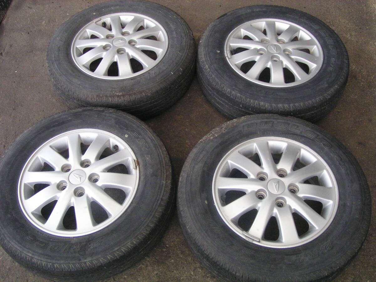 ☆ 個人様最寄りの営業所留め テリオスキッド J111G EF-DET 純正アルミホイール 4本セット拍卖