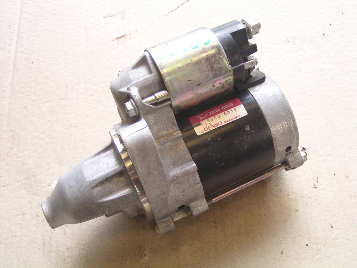 ☆ 78125km ミラ カスタム L275S セルモーター 28100-B2030 L175 L375 L455 LA100 L235拍卖