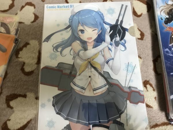d023クリアファイル 艦隊これくしょん ~艦これ~ 浦風(たかやki) C91/じぇのばけーき拍卖