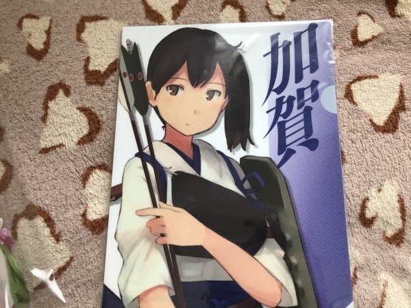 d022クリアファイル 艦隊これくしょん~艦これ~ 娘TYPE特典 加賀拍卖