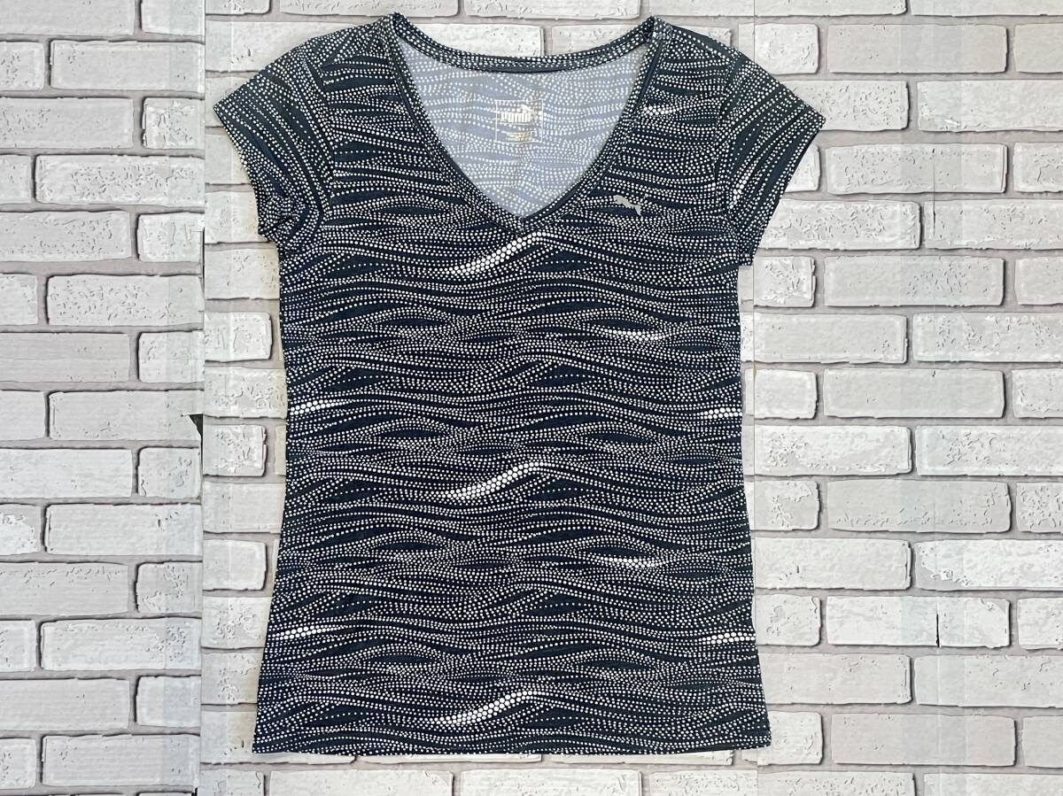 USED レディース プーマ PUMA トレーニング グラフィック 半袖シャツ サイズS 513673拍卖