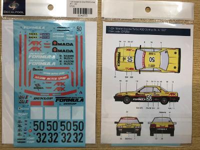 DECAL POOL 1/24 ニッサン スカイライン ターボ R30 Dunlop Gr.A 1987 DP253 シルクスクリーン印刷の高品質デカール拍卖