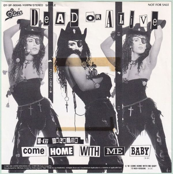 Dead or Alive - Come Home With Me Baby デッド・オア・アライヴ QY・5P-90046 国内盤 シングル盤 プロモ Promo拍卖