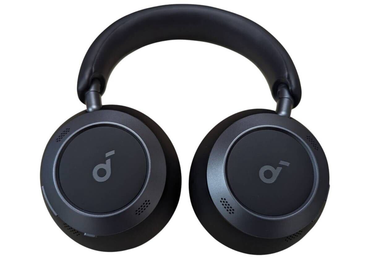 【美品】 Anker SoundCore Space One Pro ワイヤレス ヘッドホン ブラック ケース付き アンカー サウンドコア拍卖