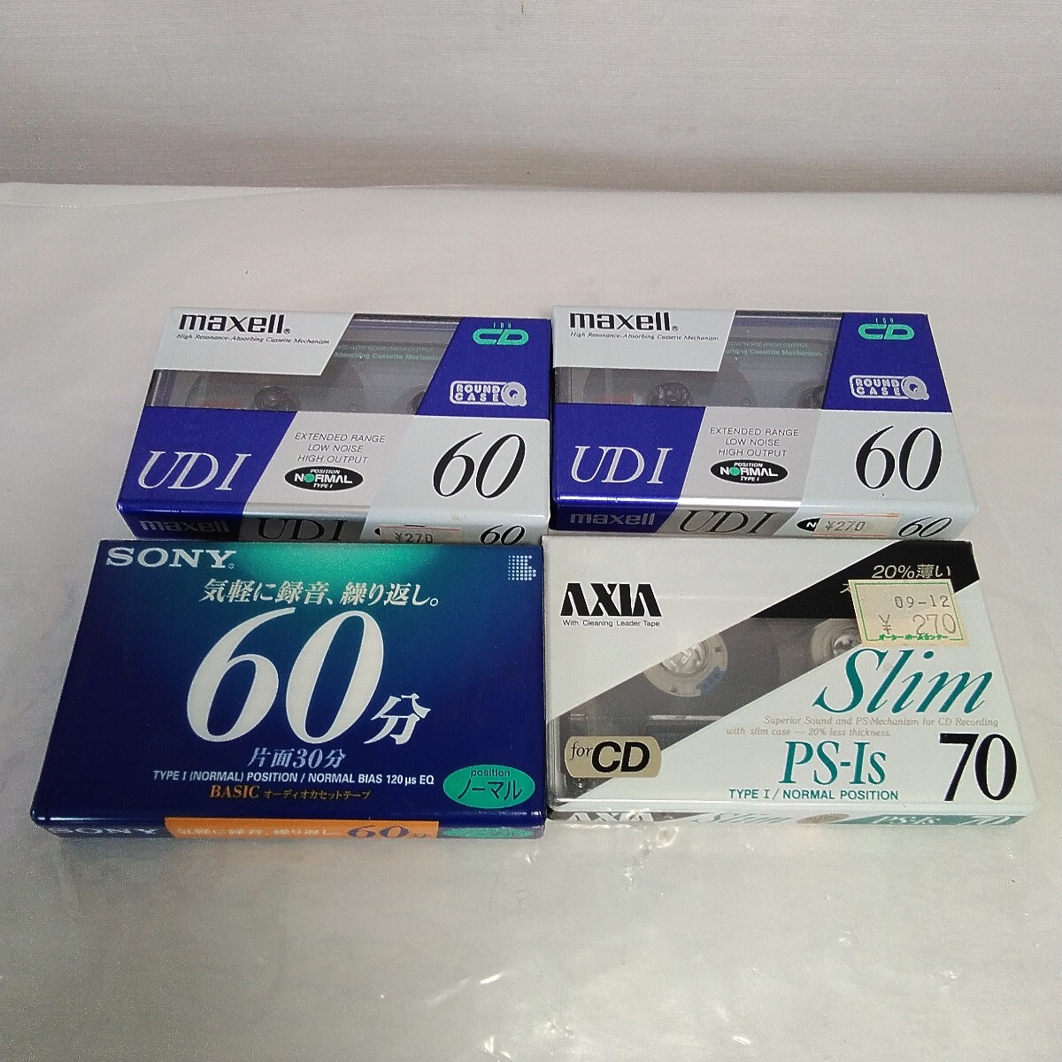 maxell  SONY  ノーマルポジション  カセットテープ拍卖