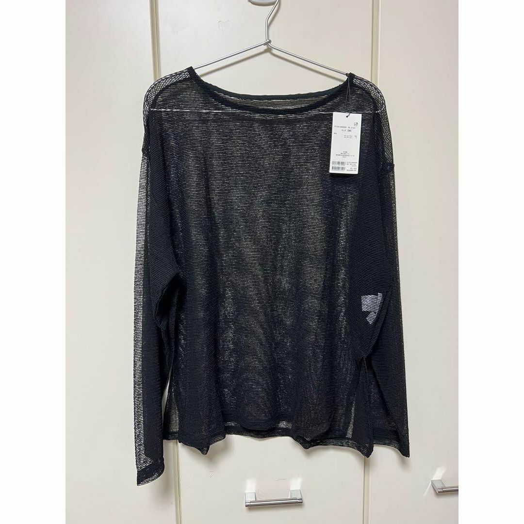 新品 チャオパニック シアーレースボーダーアソート BIGTEE ブラック拍卖