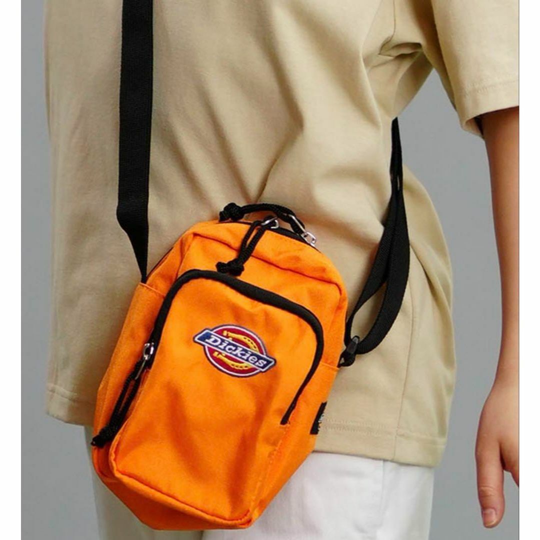 新品 Dickies ディッキーズ ミニショルダーバッグ オレンジ拍卖