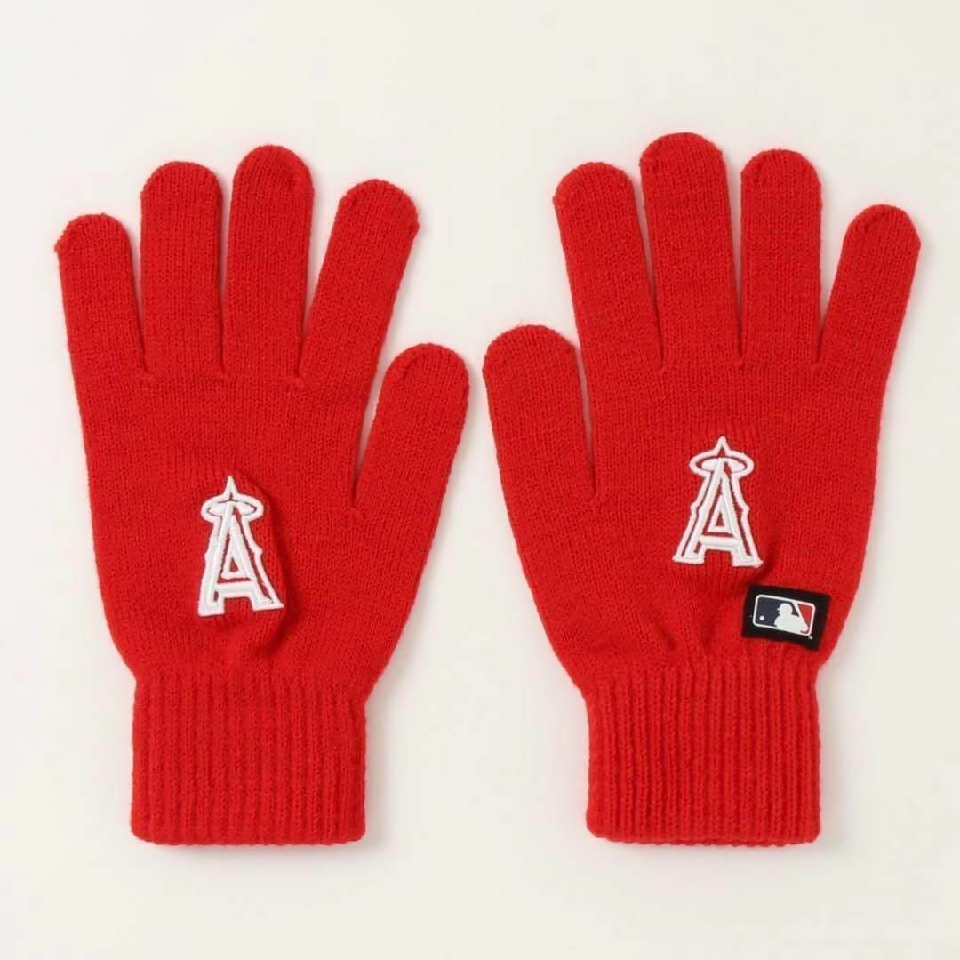 新品 MLB 手袋 ロサンゼルス エンゼルス メジャーリーグ レッド拍卖