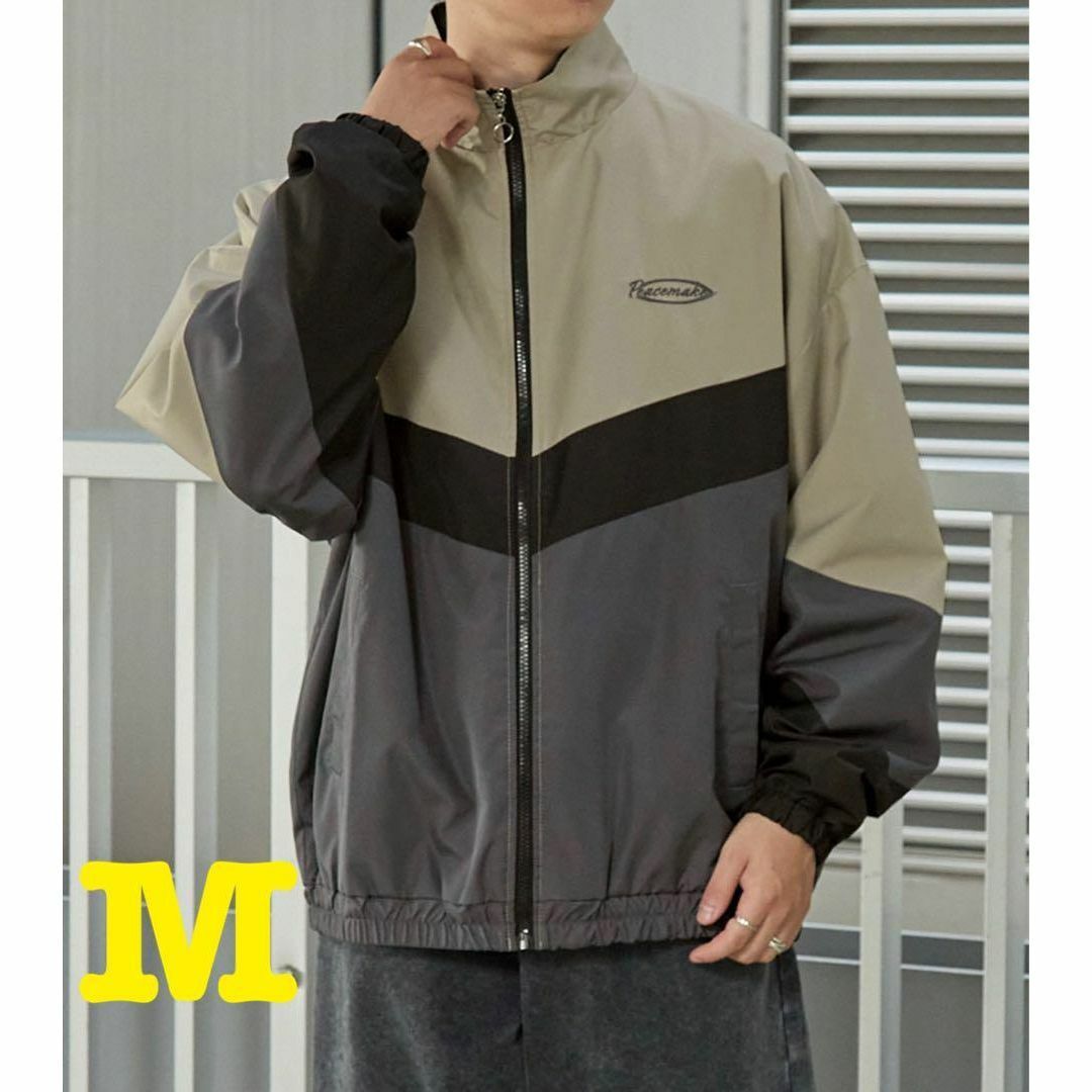 新品 Anchor Smith ビッグシルエット ブルゾン グレー M拍卖