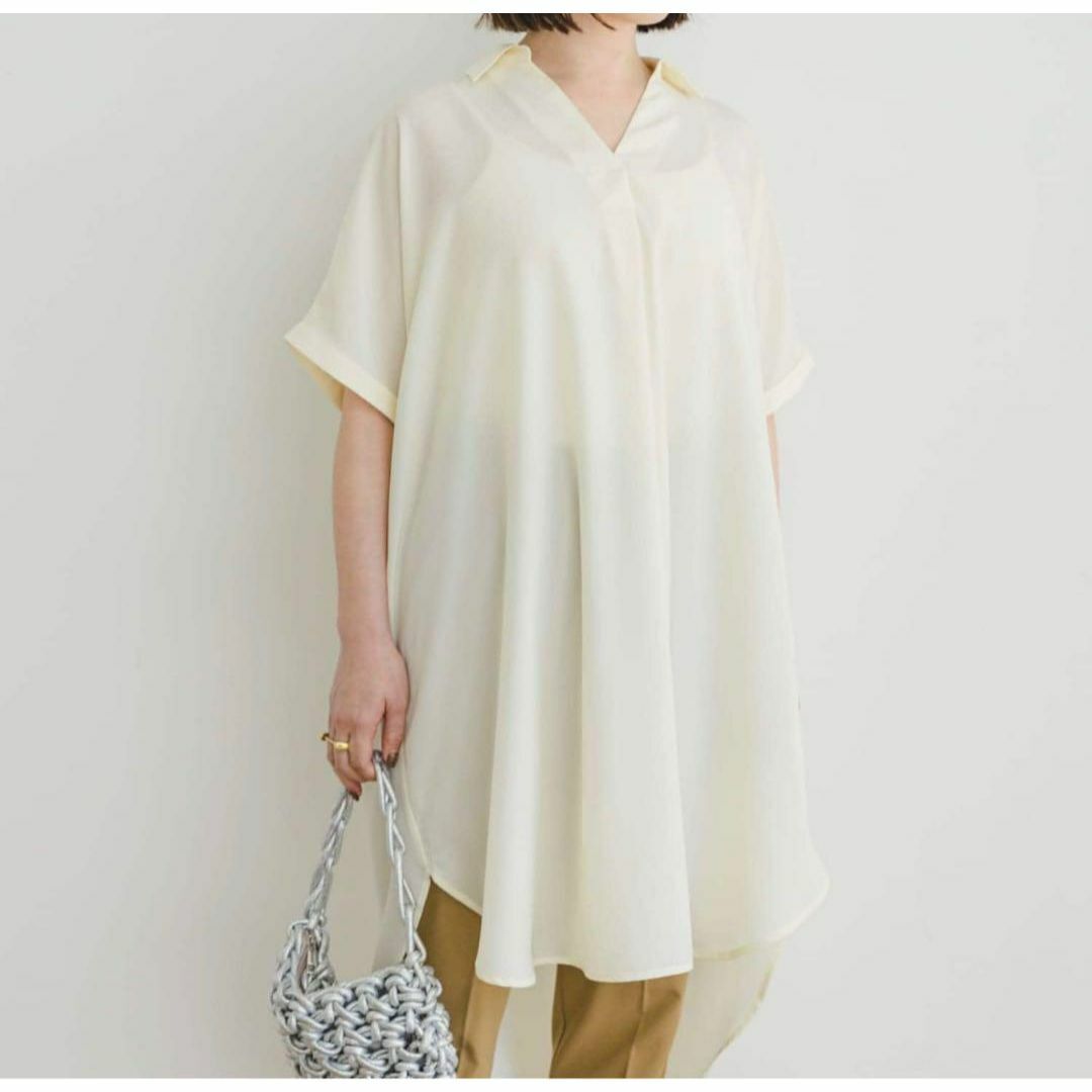 新品 ITEMS URBANRESEARCH スキッパーフレンチチュニック拍卖