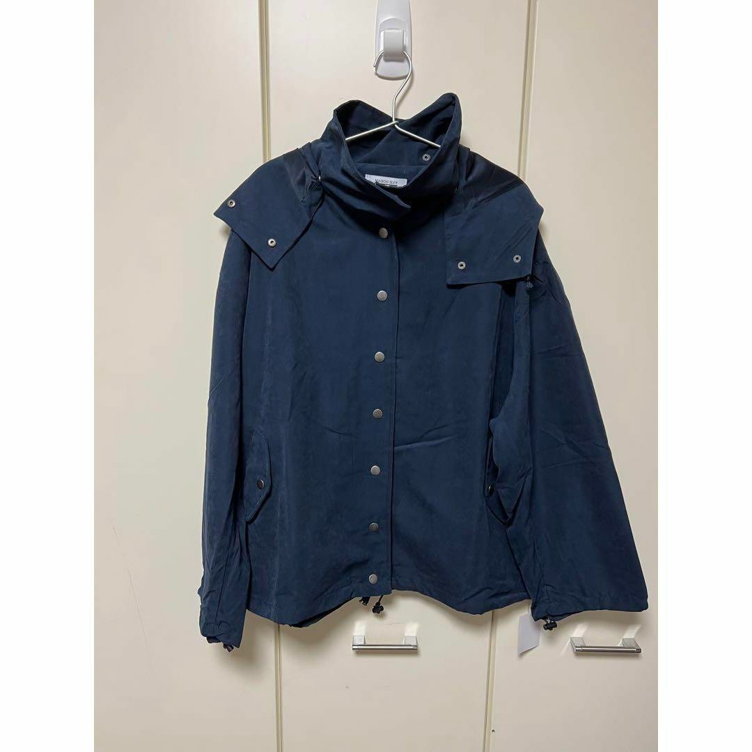 新品 メゾンセレクト BIG マウンテンパーカー 2way ネイビー拍卖