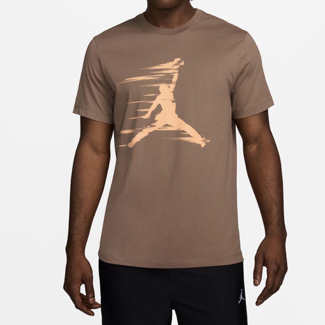 新品 NIKE ジョーダン MVP ジャンプマン Tシャツ ブラウン XL拍卖