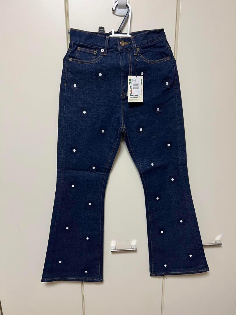 新品 ハローサンフランシスコ フレアパンツ ネイビー拍卖