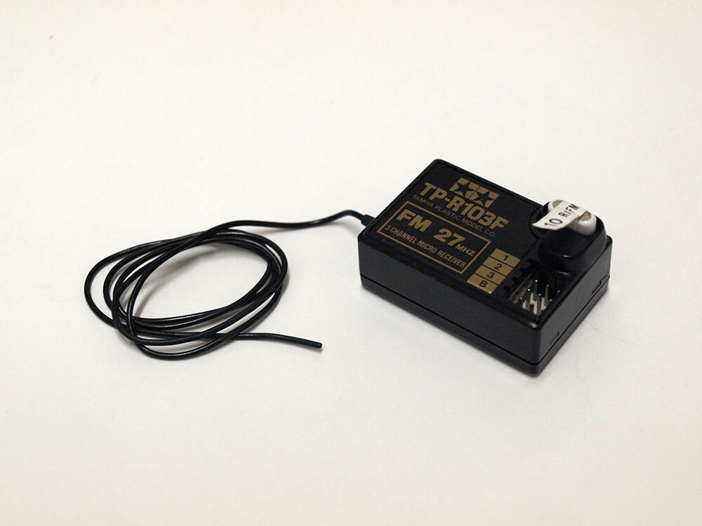 【M1816A】タミヤ TP-R103F FM 27MHz 3CH 受信機 動作未確認(クリスタル 10 レシーバー RX ラジコン 希少 RC スペア)拍卖