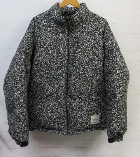 COOTIE クーティー ダウンジャケット T/W Jacquard Down Jacket ブラック/ホワイト M 991841112#拍卖
