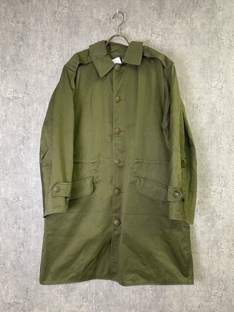 DANISH ARMY デンマーク軍 ミリタリー フィールド コート ステンカラー ロング グリーン 5768/8793 33930014#拍卖