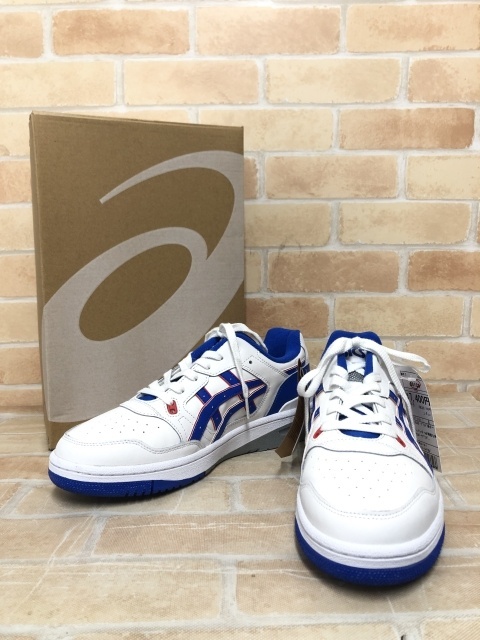 ASICS アシックス EX89 スニーカー ホワイト×ブルー US10 箱・タグ有 111436493#2拍卖