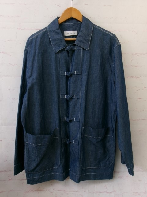 PERS PROJECTS パースプロジェクト BLANCHE KNOT JACKET チャイナジャケット ブルー 03 L 991878441#4拍卖