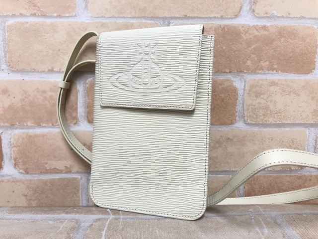 VIVIENNE WESTWOOD ヴィヴィアンウエストウット スマホショルダーバック ホワイト 111435247#5拍卖