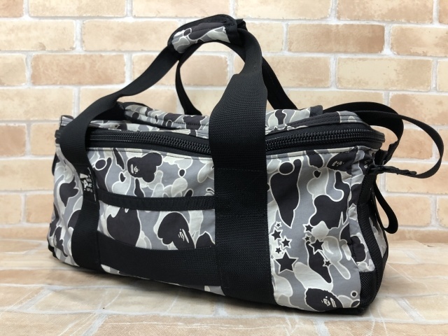 A BATHING APE アベイシングエイプ レコードバッグ グレー 111436104#5拍卖