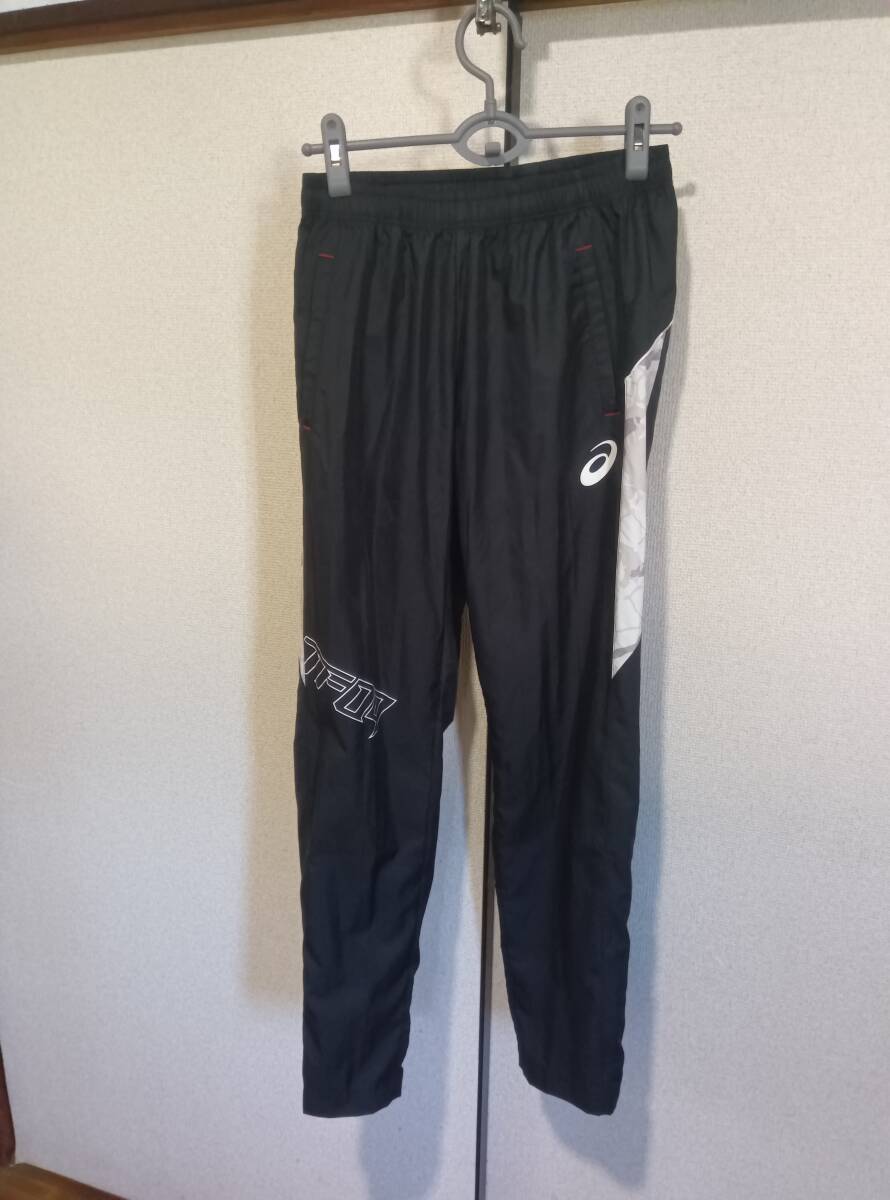 ※L★ASICS/アシックス◆トレーニングパンツ★ブラック◆used●送料無料●   拍卖