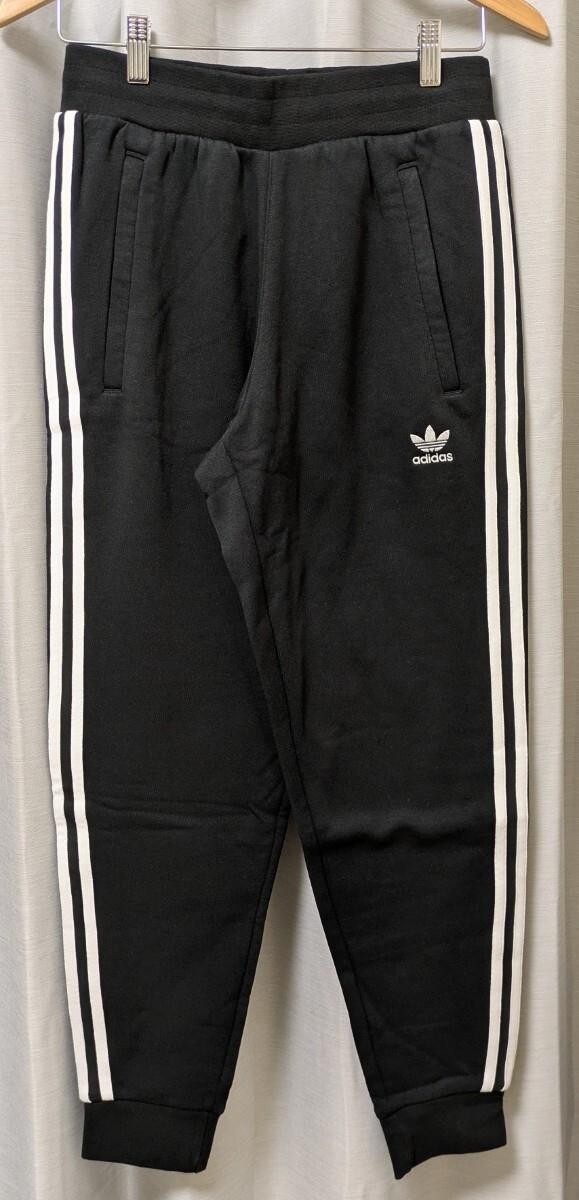 【新品】アディダスオリジナルス 3ストライプ スウェットパンツ GN3458 ADICOLOR CLASSICS 3 STRIPED PANTS BLACK SIZE:L/GN3458拍卖