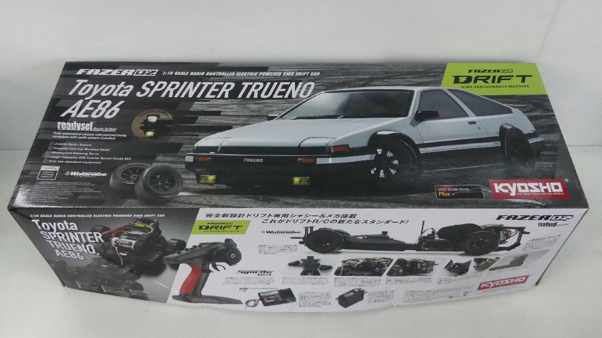 ☆美品!KYOSHO 京商 1/10 FAZER D2 DRIHT トヨタ スプリンター トレノ AE86☆拍卖