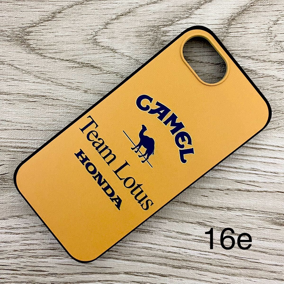 キャメル ロータス ホンダ iPhone 16e ケース F1 アイルトン・セナ スマホ拍卖