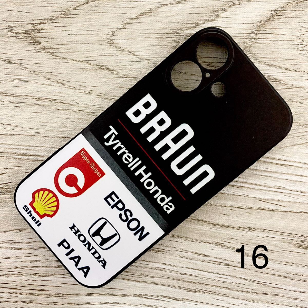 ブラウン ティレル ホンダ iPhone 16 ケース F1 Tyrrell 020 中嶋悟 ステファノ・モデナ スマホ拍卖