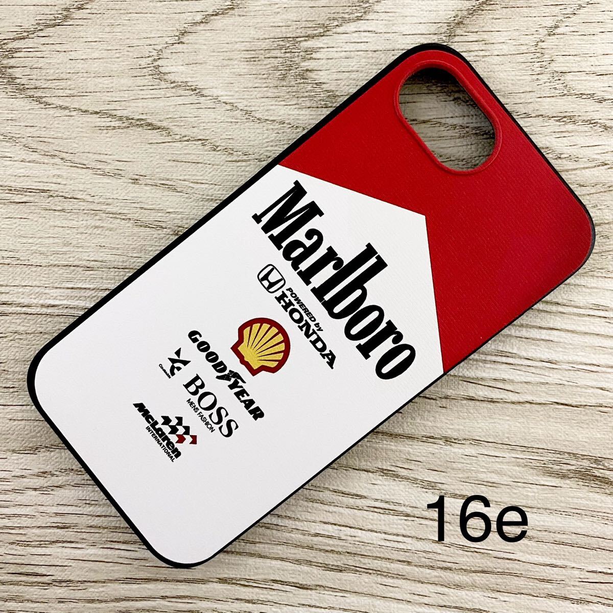 マールボロ マクラーレン ホンダ iPhone 16e ケース F1 McLaren Honda マルボロ アイルトン・セナ スマホ拍卖