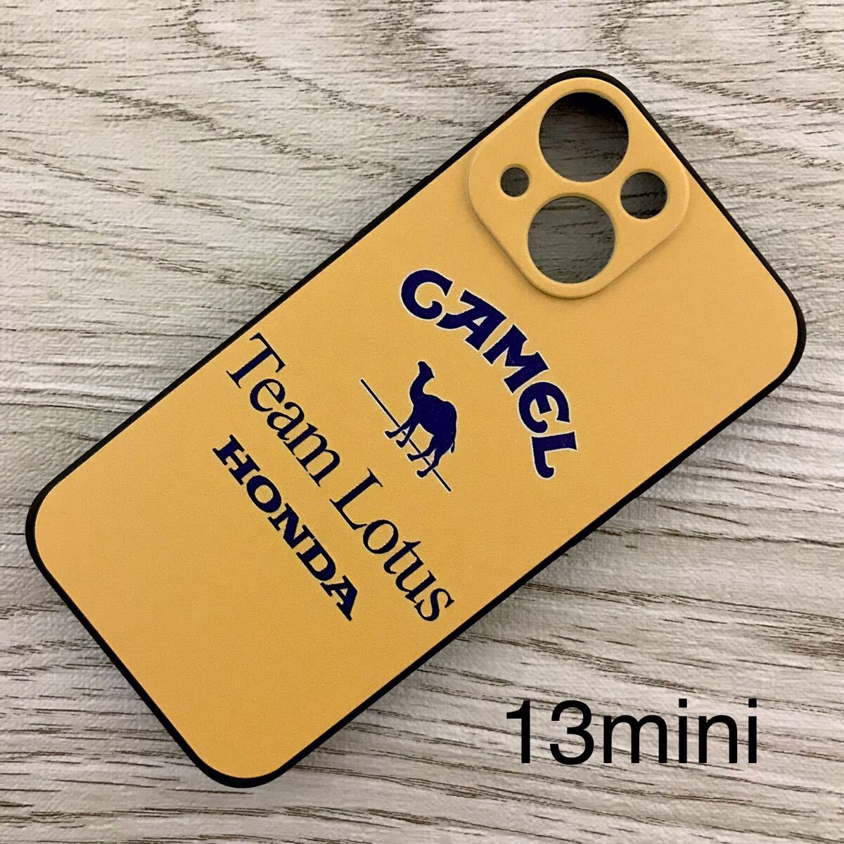 キャメル ロータス ホンダ iPhone 13 mini ケース F1 アイルトン・セナ スマホ拍卖