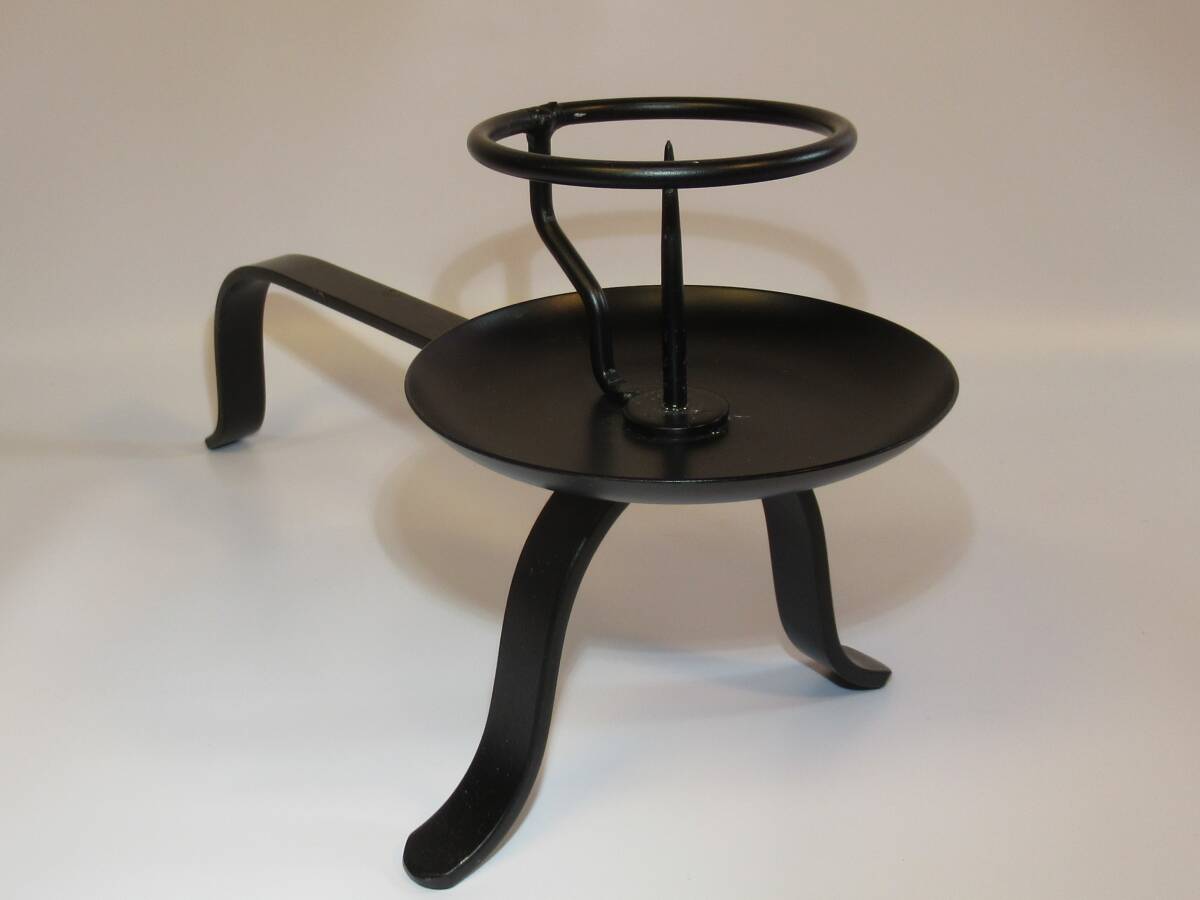 茶道具『手燭 鉄製』③ 夜咄 よばなし 茶事 茶道教室 七事式 茶懐石 表千家 裏千家 武者小路千家 千家十職拍卖