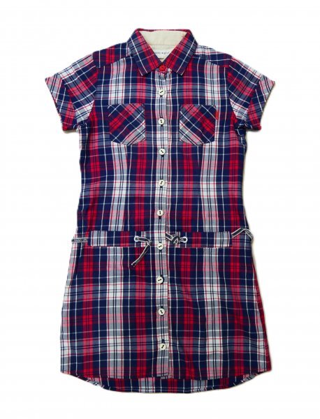 TOMMY トミーガール トミーヒルフィガー ★ ワンピース ★ レッド・チェック柄拍卖