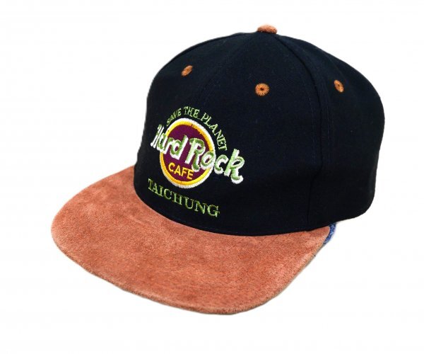 未使用 ヴィンテージ・Hard Rock Cafe ハードロックカフェ TAICHUNG 台中 台湾 ★ キャップ・帽子・野球帽・現地購入 ★ ブラック拍卖