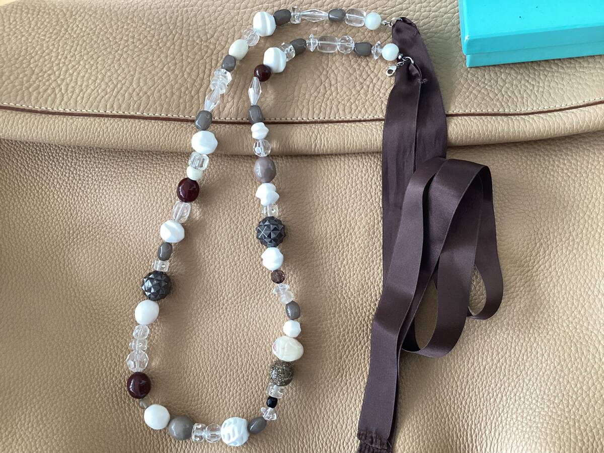 ★美品★トゥモローランド  ロングネックレス リボン付き拍卖