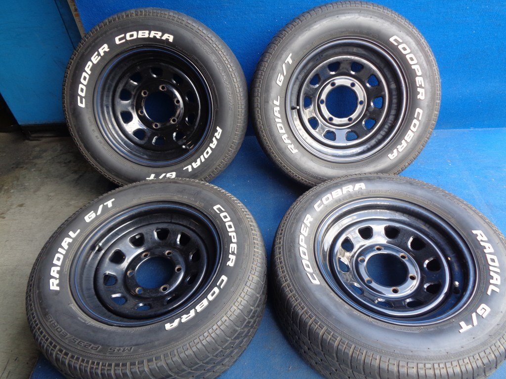 【送料込み】★ DAYTONA デイトナ ★ 7J/+12 PCD 139.7 ★ 235/60R15 ホワイトレター ★ ハイエース ダットラ ハイラックス 等 ★拍卖