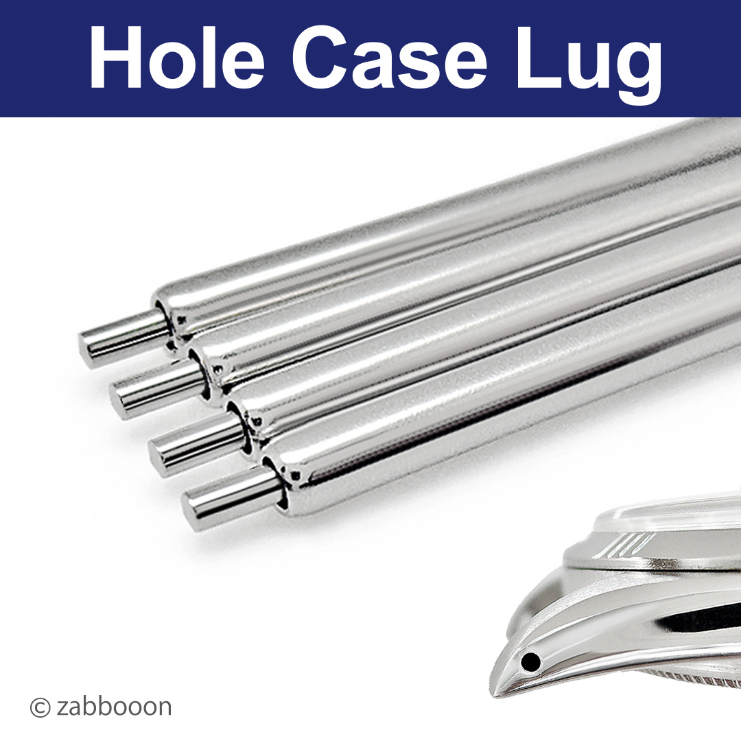 バネ棒 20mm φ1.8mm【ヴィンテージ 横穴ケース】ロレックス デイトジャスト系 1600 1601 1603 16013 16014 4本1セット 新品 送料無料!拍卖