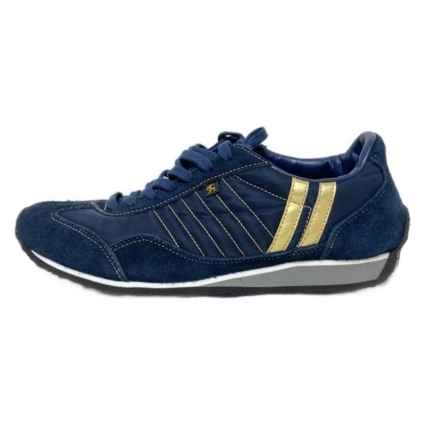 パトリック PATRICK スニーカー 38 - ネイビー×ゴールド×マルチ レディース インソール取外し可 靴拍卖