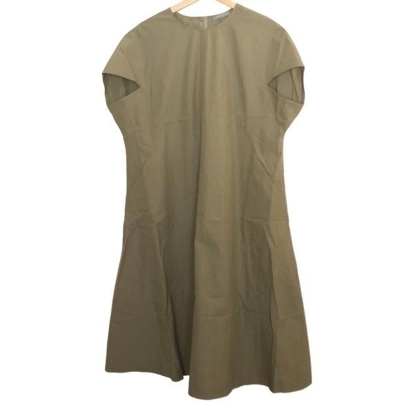 セオリーリュクス theory luxe サイズS32 - カーキ レディース クルーネック/半袖/ロング 美品 ワンピース拍卖
