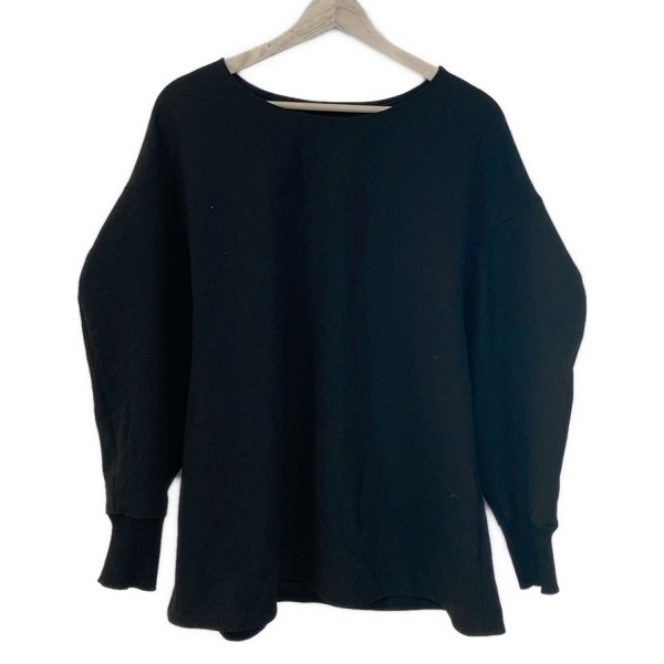 エンフォルド ENFOLD 長袖カットソー サイズ38 M - 黒 レディース 長袖 トップス拍卖