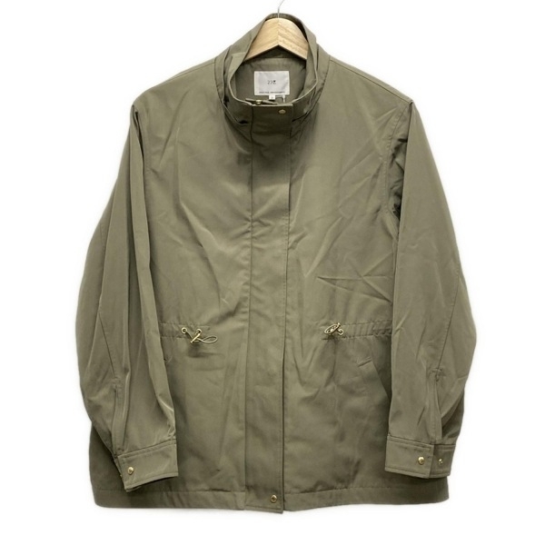 ニジュウサンク 23区 サイズ36 S - ベージュ レディース 長袖/ジップアップ/ショート丈/春/秋 美品 コート拍卖