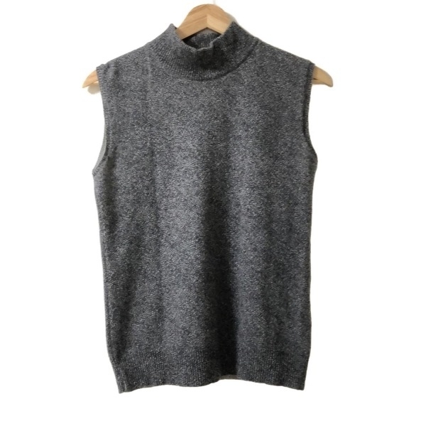 ボルボネーゼ BORBONESE ノースリーブセーター/ニット サイズ42 L - グレー レディース ハイネック トップス拍卖