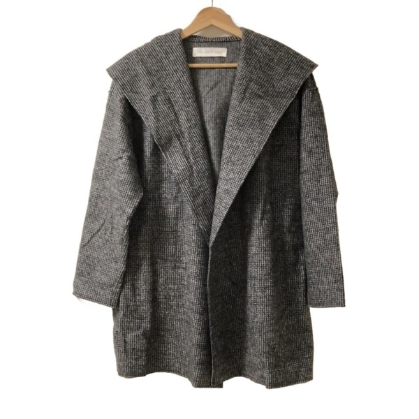 ギャルリーヴィー GALERIE VIE ブルゾン サイズS - 黒×グレー レディース 長袖/ニット/春/秋 ジャケット拍卖