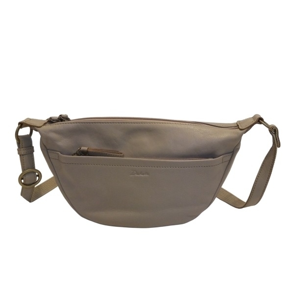 ダコタ Dakota ショルダーバッグ - レザー グレーベージュ 斜めがけ バッグ拍卖