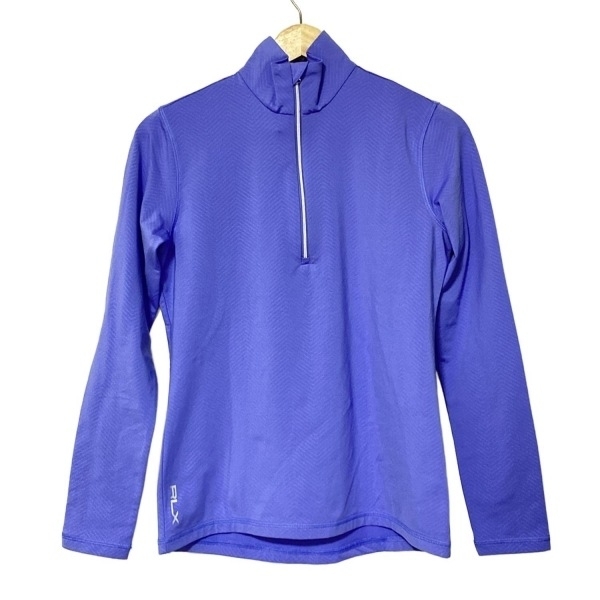 ラルフローレン RLX(RalphLauren) 長袖カットソー サイズS - パープル レディース ハイネック/ジップアップ 美品 トップス拍卖