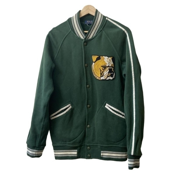 ポロラルフローレン POLObyRalphLauren ブルゾン サイズS - グリーン×ダークイエロー×マルチ メンズ 長袖/春/秋 ジャケット拍卖